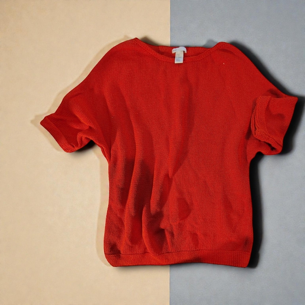 Red Crew Neck Sweater